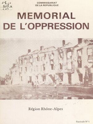 cover image of Mémorial de l'oppression. Région Rhône-Alpes (1)